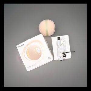 Cheerble Wicked Ball M3, Automatic Interactive Moving Cat Toy Apricot Recharge